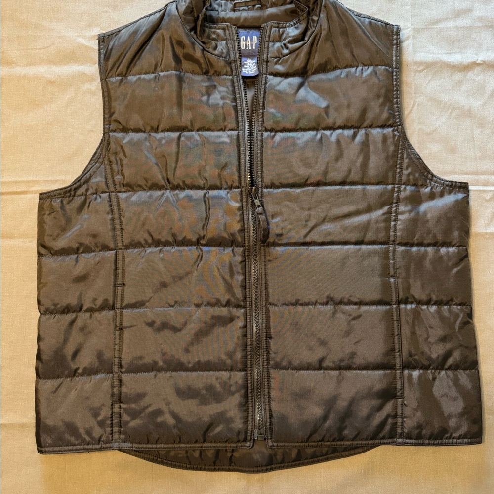 GAP Full Zip Vest Women’s Size Large Black